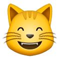 😸 Emoji Rosto De Gato Sorrindo Com Olhos Sorridentes na Samsung One UI 1.0.