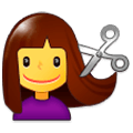 💇 Emoji Persona Cortándose El Pelo en Samsung One UI 1.0.