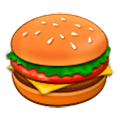 Émoji 🍔 Hamburger sur Samsung One UI 1.0.