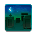 Emoji ⛼ Simbolo di pietra tombale nel cimitero su Samsung One UI 1.0.