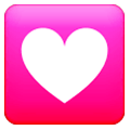 💟 Emoji Herzdekoration Samsung One UI 1.0.