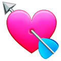 💘 Emoji Corazón Con Flecha en Samsung One UI 1.0.