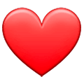 Emoji ❤️ Cuore Rosso su Samsung One UI 1.0.