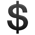 Emoji 💲 Dollaro su Samsung One UI 1.0.