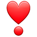 ❣️ Emoji Exclamação De Coração na Samsung One UI 1.0.