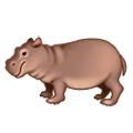 Émoji 🦛 Hippopotame sur Samsung One UI 1.0.