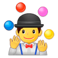🤹 Emoji Persona Haciendo Malabares en Samsung One UI 1.0.