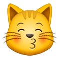 😽 Emoji Rosto De Gato Mandando Um Beijo na Samsung One UI 1.0.