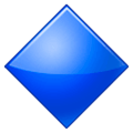 Emoji 🔷 Rombo Blu Grande su Samsung One UI 1.0.