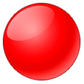 🔴 Emoji Círculo Rojo Grande en Samsung One UI 1.0.