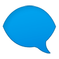 🗨️ Emoji Bocadillo De Diálogo Por La Izquierda en Samsung One UI 1.0.