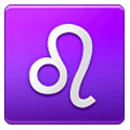 ♌ Emoji Signo De Leão na Samsung One UI 1.0.