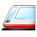 Emoji 🚈 Metrotranvia su Samsung One UI 1.0.