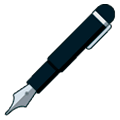 Emoji 🖋️ Penna Stilografica su Samsung One UI 1.0.