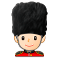 Emoji 💂🏻‍♂️ Guardia Uomo: Carnagione Chiara su Samsung One UI 1.0.