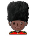 💂🏿‍♂️ Emoji Guarda Homem: Pele Escura na Samsung One UI 1.0.