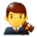 👨‍⚖️ Emoji Juiz na Samsung One UI 1.0.