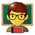Emoji 👨‍🏫 Professore su Samsung One UI 1.0.
