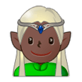 Emoji 🧝🏿‍♂️ Elfo Uomo: Carnagione Scura su Samsung One UI 1.0.