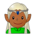 🧝🏾‍♂️ Emoji Elfo Homem: Pele Morena Escura na Samsung One UI 1.0.