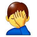 🤦‍♂️ Emoji Homem Decepcionado na Samsung One UI 1.0.