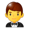 Emoji 🤵 Persona In Smoking su Samsung One UI 1.0.