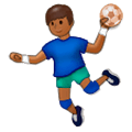 Émoji 🤾🏾‍♂️ Handballeur : Peau Mate sur Samsung One UI 1.0.