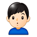 Emoji 🙎🏻‍♂️ Uomo Imbronciato: Carnagione Chiara su Samsung One UI 1.0.