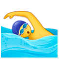 Emoji 🏊‍♂️ Nuotatore su Samsung One UI 1.0.