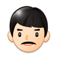 👨🏻 Emoji Hombre: Tono De Piel Claro en Samsung One UI 1.0.