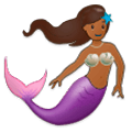 Emoji 🧜🏾‍♀️ Sirena Donna: Carnagione Abbastanza Scura su Samsung One UI 1.0.