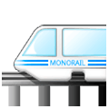 Émoji 🚝 Monorail sur Samsung One UI 1.0.