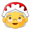Émoji 🤶 Mère Noël sur Samsung One UI 1.0.
