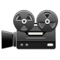 Emoji 🎥 Cinepresa su Samsung One UI 1.0.
