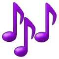 Émoji 🎶 Notes De Musique sur Samsung One UI 1.0.