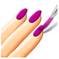💅🏻 Emoji Pintarse Las Uñas: Tono De Piel Claro en Samsung One UI 1.0.