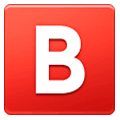 🅱️ Emoji Botão B (tipo Sanguíneo) na Samsung One UI 1.0.