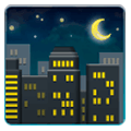 🌃 Emoji Noche Estrellada en Samsung One UI 1.0.