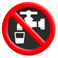 🚱 Emoji água Não Potável na Samsung One UI 1.0.
