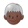 🧓🏿 Emoji älterer Erwachsener: dunkle Hautfarbe Samsung One UI 1.0.
