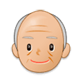👴🏼 Emoji Anciano: Tono De Piel Claro Medio en Samsung One UI 1.0.