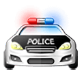 🚔 Emoji Vorderansicht Polizeiwagen Samsung One UI 1.0.