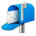📬 Emoji offener Briefkasten mit Post Samsung One UI 1.0.