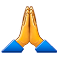 🙏 Emoji Manos En Oración en Samsung One UI 1.0.