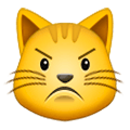 😾 Emoji Rosto De Gato Mal-humorado na Samsung One UI 1.0.