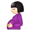 🤰🏻 Emoji Mujer Embarazada: Tono De Piel Claro en Samsung One UI 1.0.