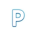 🇵 Emoji Indicador regional símbolo letra P en Samsung One UI 1.0.