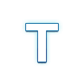 🇹 Emoji Indicador regional Símbolo Letra T Samsung One UI 1.0.