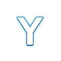 🇾 Emoji Letra do símbolo indicador regional Y na Samsung One UI 1.0.
