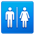 Emoji 🚻 Simbolo Dei Servizi Igienici su Samsung One UI 1.0.